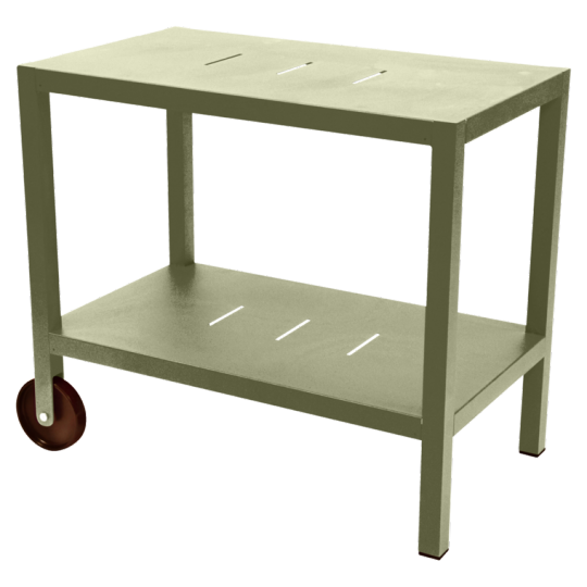 Quiberon Desserte Support Plancha Vert Tilleul