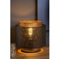 Gilia Lampe de table Ø25cm Noir Excloosiva Ambiance
