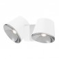 Shalan Applique Double Blanc/Chromé