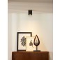 Audia Spot plafond Ø8cm GU10 Noir Excloosiva Ambiance