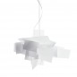 Big Bang L Suspension Blanche LED