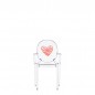 Lou Lou Ghost Chaise Cristale-Coeur
