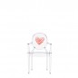Lou Lou Ghost Chaise Cristale-Coeur