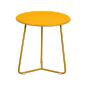 Cocotte Table D'Appoint/Tabouret Bas