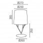 Natte Lampe de Table