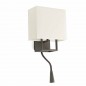 Salva Applique Marron + Liseuse LED