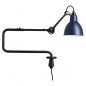 Applique 303 Noir Satiné Réflecteur Bleu