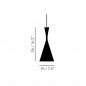 Beat Light Tall Blanc LED