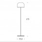 Equatore Lampadaire LED