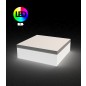 Quadrat Pouf 80x80x40cm Lumineux
