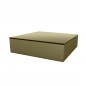 Quadrat Table Basse 120x120x32cm Kaki