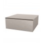 Quadrat Table Basse 80x80x32cm Taupe