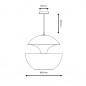 Here Comes The Sun Suspension Ø45cm