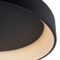 Lotaw Plafonnier Ø30cm LED Dim. 1x20W 3000K Noir
