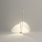 Bamboo Lampadaire ExtÃ©rieur Double Blanc CassÃ© Mat H 190 cm