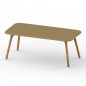 Sloo Table 180cm avec Pieds en Bois Iroko