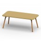 Sloo Table 180cm avec Pieds en Bois Iroko