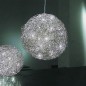 Fil de Fer Suspension LED Ø70cm Alu