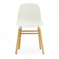 Form Chaise Pieds en Chêne 
