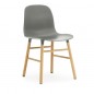 Form Chaise Pieds en Chêne 
