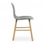 Form Chaise Pieds en Chêne 