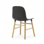 Form Chaise Pieds en Chêne 