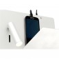 Liphone blanche métal avec port USB