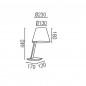 Akalat Lampe de Table