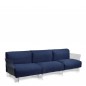 Pop Outdoor Canapé 3 Places Structure Transparente