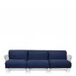 Pop Outdoor Canapé 3 Places Structure Transparente