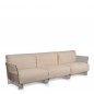 Pop Outdoor Canapé 3 Places Structure Transparente
