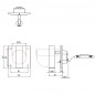 Altno Applique LED Encastrable avec Interrupteur