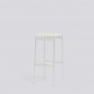 Palissade Tabouret de Bar Enduit de Poudre