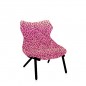 Foliage Fauteuil à Motif – Pieds Noirs