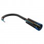 Spot Encastré Sol Plug & Shine Floor Eco IP65 3000K 1W 24V Argent