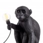 Monkey Assis Lampe de Table Noir Extérieur LED