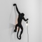 Monkey Accroché main gauche Applique Noir Extérieur LED
