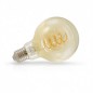 Ampoule LED E27 G95 Filament Spirale 4W 2700°K Doré