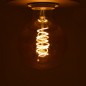 Ampoule LED E27 G95 Filament Spirale 4W 2700°K Doré