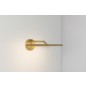 Applique de Tableau AIRY Socle Rond Laiton Satiné 61 cm