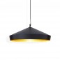 Beat Suspension Flat Noir LED