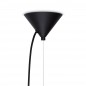 Beat Suspension Flat Noir LED
