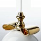 Bell Suspension avec Noeud Or