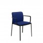 Lot de 2 Audrey Soft Chaises avec Accoudoirs - Tissu Trevira