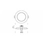 Spot Encastrable Clara 12V