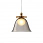 Bell Lampe Cendre avec Noeud Or