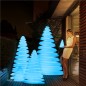 Chrismy Sapin de Noël Nano LED RGB avec Batterie 25 cm