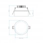 Couvan 90 Rond LED