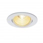 KIT NEW TRIA 68 LED. rond. blanc. 9W. 3000K. 38°. alim inclus