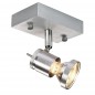 ASTO 1 applique et plafonnier. alu brossé. GU10 spot. max. 75W